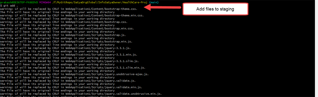 Managing Files On GitHub Using Git Bash 📥📤 In Real-Time Scenario - Owner Uploads Project In GitHub Repo